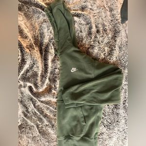 green nike hoodie